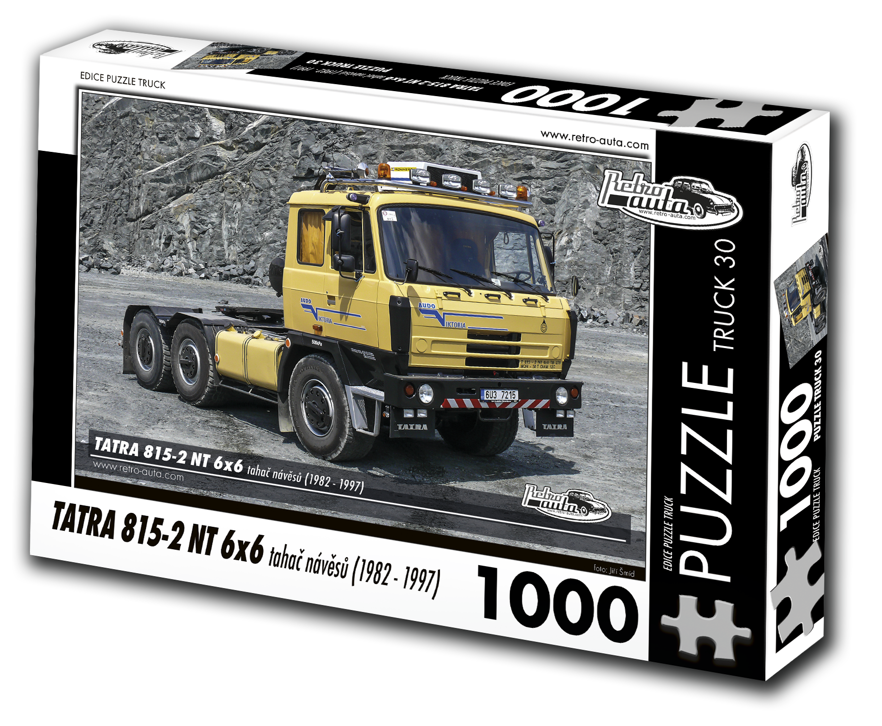 Puzzle Truck č. 30 - Tatra 815-2 NT 6x6 tahač návěsů 1982-1997 - 1000 dílků