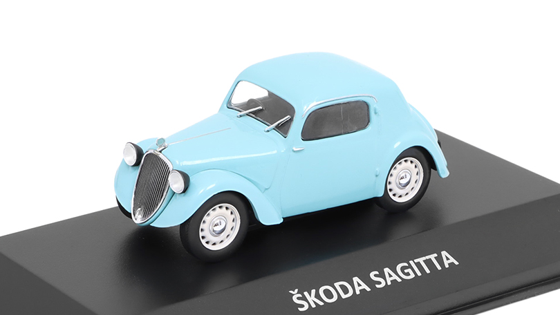 Škoda Sagitta 1:43 Kaleidoskop slavných vozů časopis s modelem #72