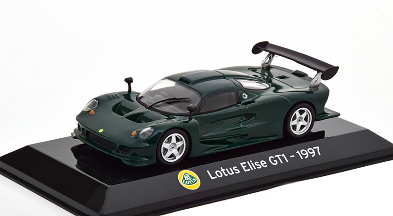 Lotus Elise GT1 1997 1:43 - Altaya časopis s modelem