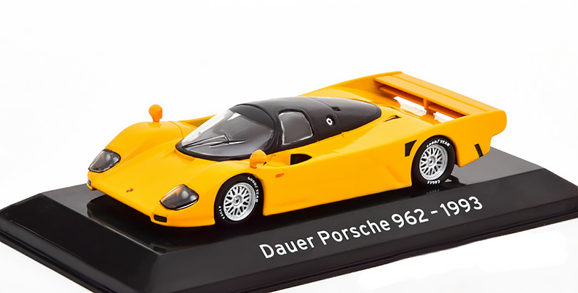 Porsche Dauer 962 1993 1:43 - Atlas časopis s modelem