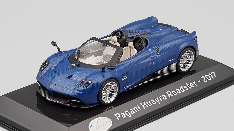 Pagani Huayra Roadster 2017 1:43 - Altaya časopis s modelem