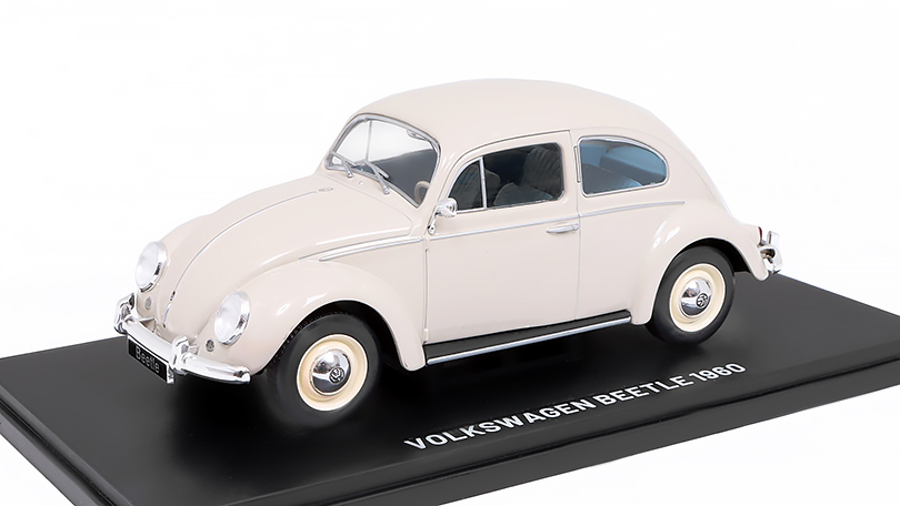 Volkswagen Beetle 1960 1:24 - časopis Nezapomenutelné auta #55 s modelem