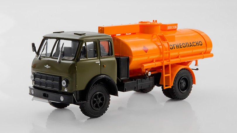 MAZ AC-8-500A - 1:43 MODIMIO časopis s modelem - Legendární náklaďáky SSSR #60