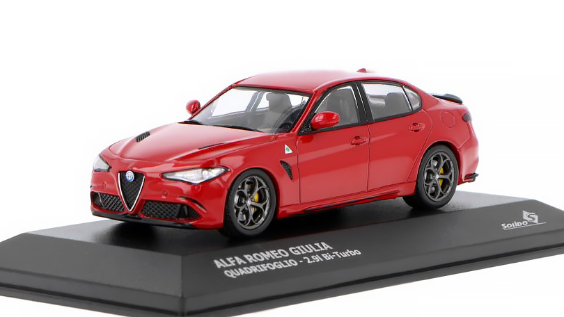 Alfa Romeo Giulia Quadrifoglio 2.9l Bi-Turbo 2019 1:43 - Solido