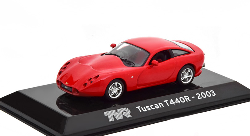 TVR Tuscan T440R 2003 1:43 - Altaya časopis s modelem