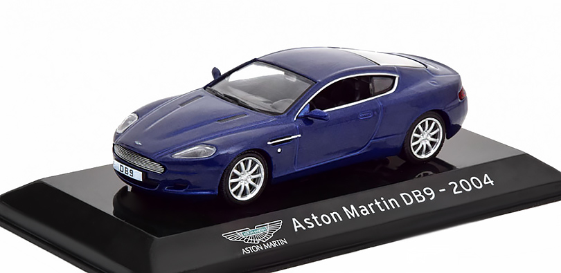 Aston Martin DB9 2004 1:43 - Altaya časopis s modelem