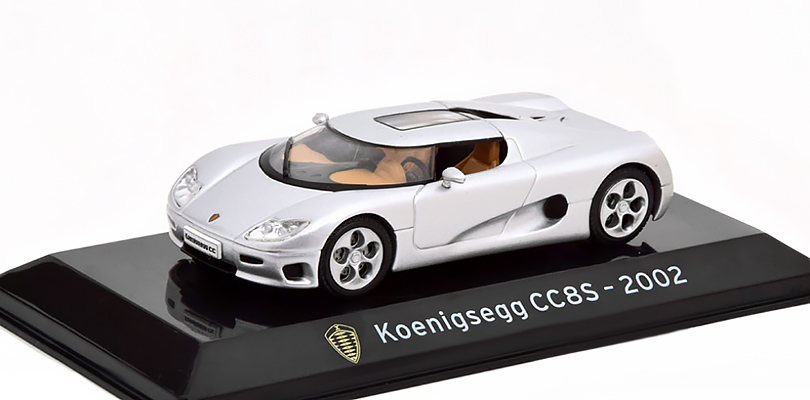 Koenigsegg CC8S 2002 1:43 - Altaya časopis s modelem