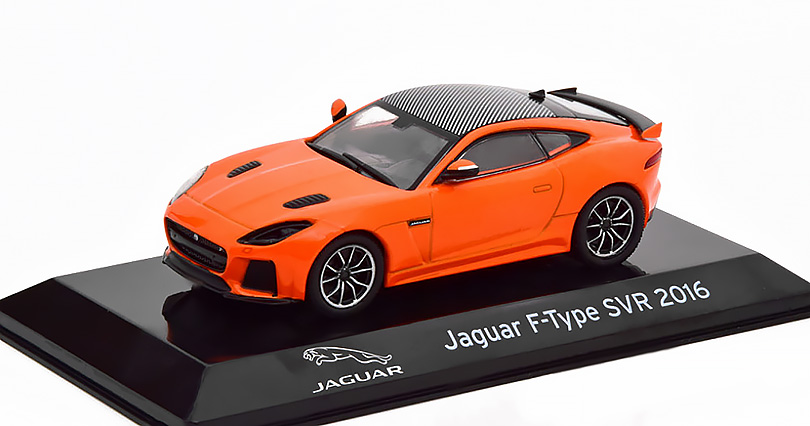 Jaguar F-Type SVR 2016 1:43 - Altaya časopis s modelem