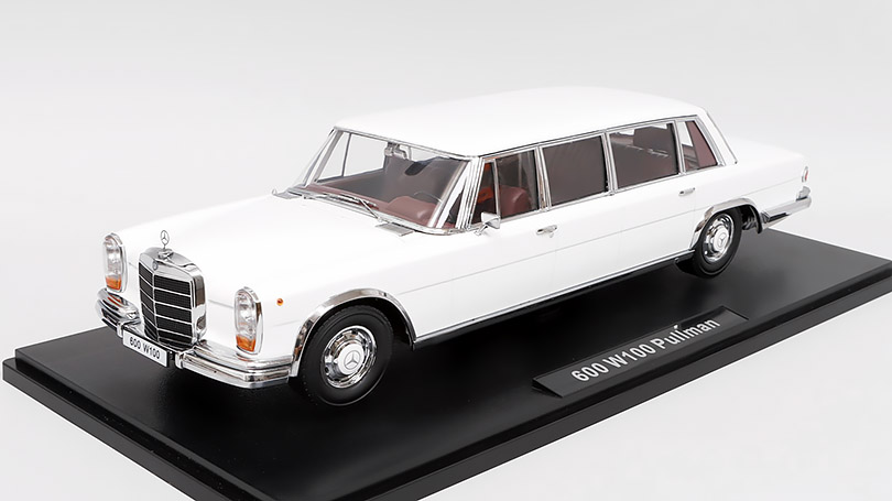 Mercedes-Benz S-Class 600 Pullman LWB W100 1964 bílý 1:18 - KK-Scale