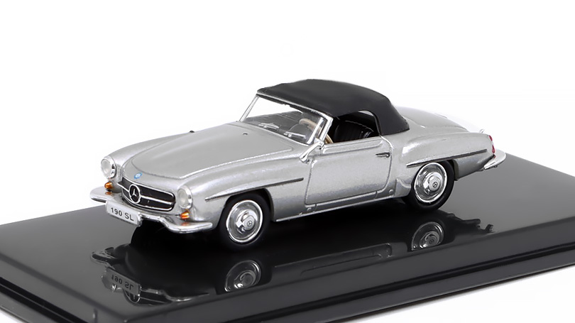 Mercedes-Benz 190SL (W121) Spider 1955 šedá 1:87 - Ricko