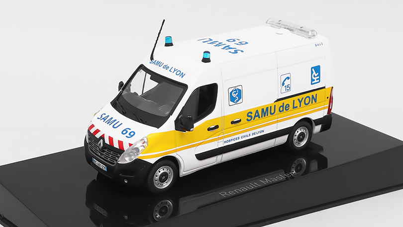 Renault Master Ambulance SAMU de LYON 2014 1:43 - NOREV