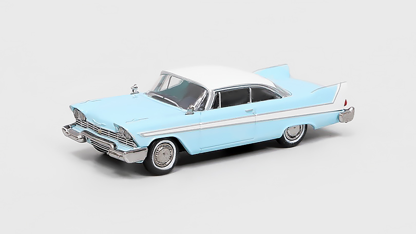 Plymouth Fury 1958 modrá / bílá 1:87 - Brekina