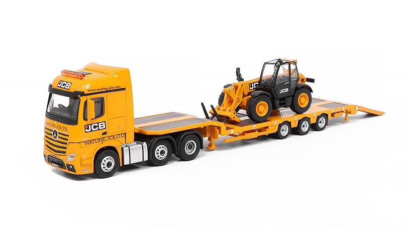 Mercedes Actros JCB + Loadall 531 70 JCB teleskopický manipulátor 1:76 - Oxford