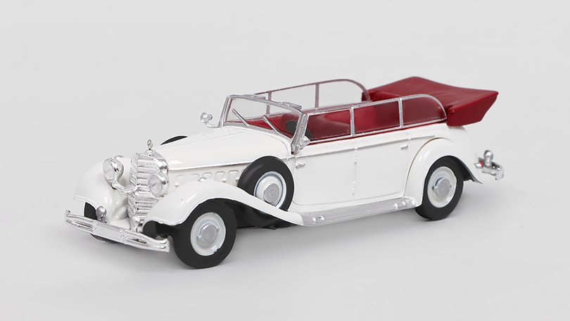 Mercedes-Benz 770 K 1938 bílý 1:87 - Brekina