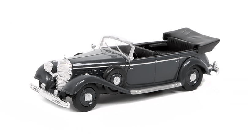 Mercedes-Benz 770 K 1938 šedý 1:87 - Brekina