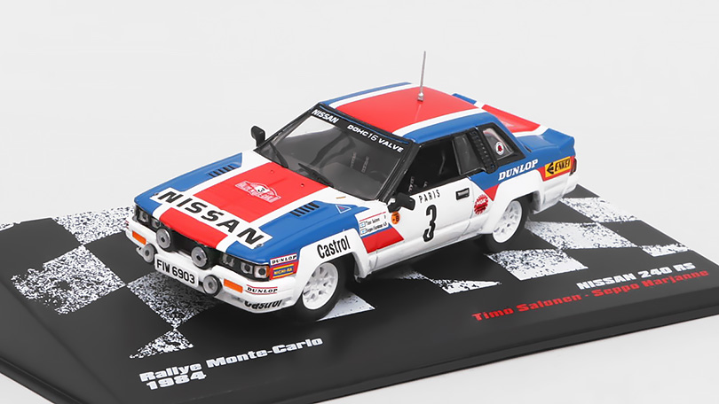 Nissan 240 RS #3 Rallye Monte-Carlo 1984 1:43 - DeAgostini časopis s modelem #47