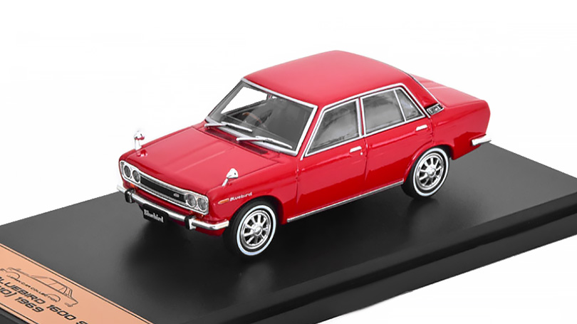 Datsun Bluebird 1600 SSS 1969 1:43 - Hachette časopis s modelem