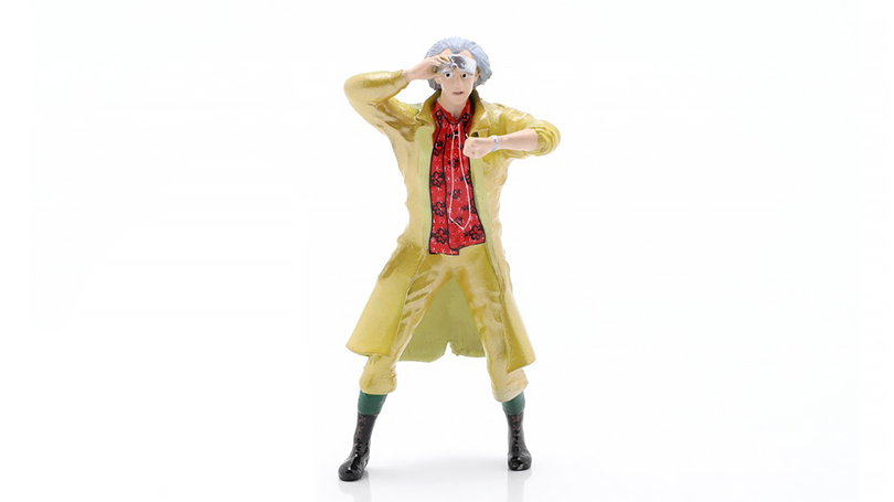 Figurka Dr. Emmett Brown - Back to the Future 1:24 - TRIPLE9