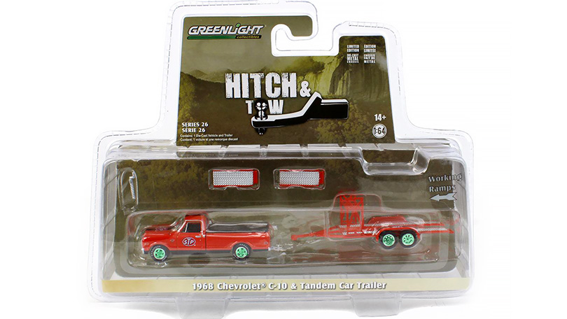 Chevrolet C 10 Pick-up 1968 s přívěsem 1:64 - GreenLight