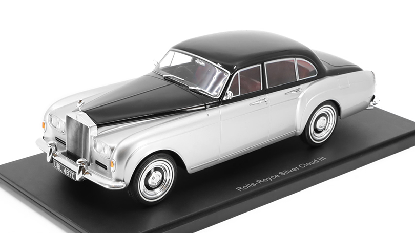 Rolls Royce Silver Cloud III šedá / černá 1:18 - MCG