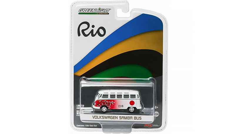 Volkswagen Samba Bus Rio 1:64 - GreenLight