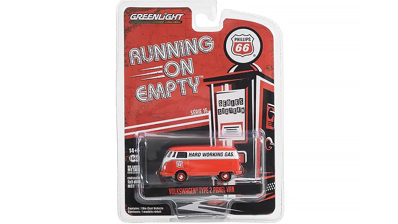 Volkswagen Type 2 Panel Van Hard Working Gas 1:64 - GreenLight