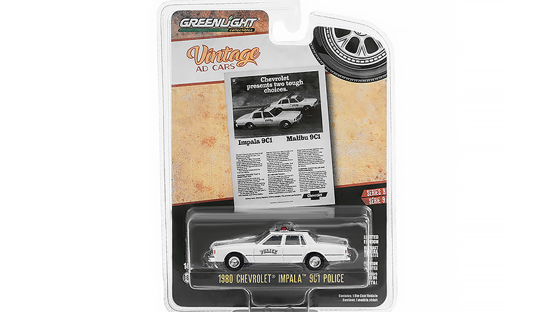 Chevrolet Impala 9C1 1980 Police 1:64 - GreenLight