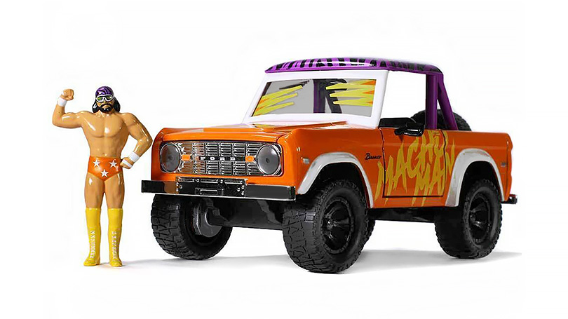 Ford Bronco 1973 s figurkou Macho Man Randy Savage 1:24 - Jada Toys