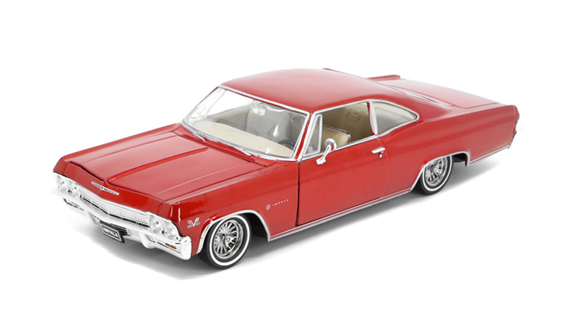 Chevrolet Impala SS 396 1965 červená 1:24 - Welly 