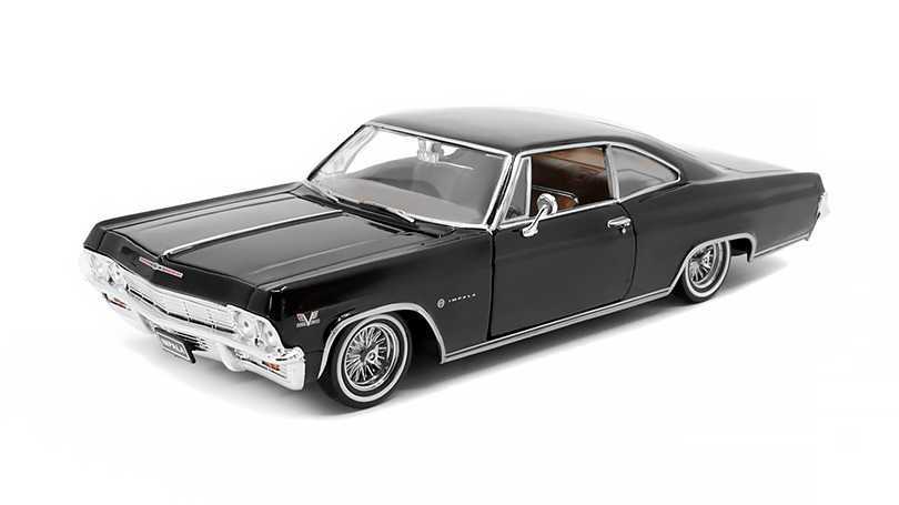 Chevrolet Impala SS 396 1965 černá 1:24 - Welly