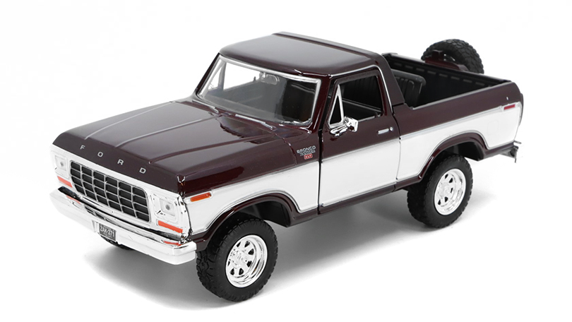 Ford Bronco 1978 vínová 1:24 - MOTORMAX 