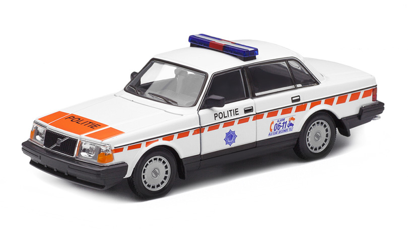 Volvo 240 GL 1986 Politie - Policie Nizozemsko 1:24 - Welly