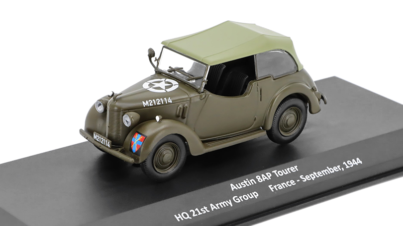 Austin 8AP Tourer 1944 1:43 - časopis Samochody Wojskowe s modelem #60