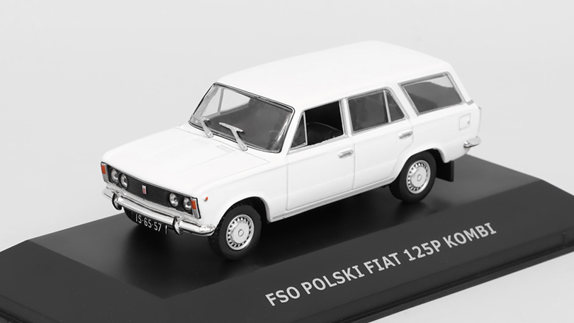 FSO Polski Fiat 125P Kombi 1:43 - DeAgostini Legendy FSO časopis s modelem #50