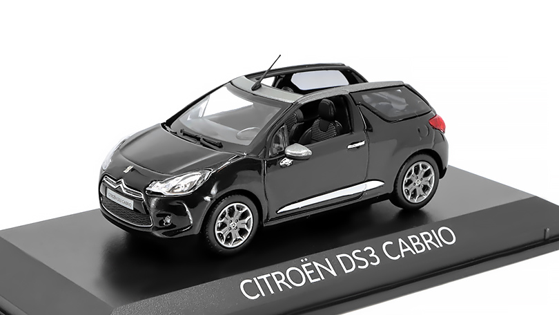 Citroen DS3 Cabrio 2013 černá 1:43 - NOREV