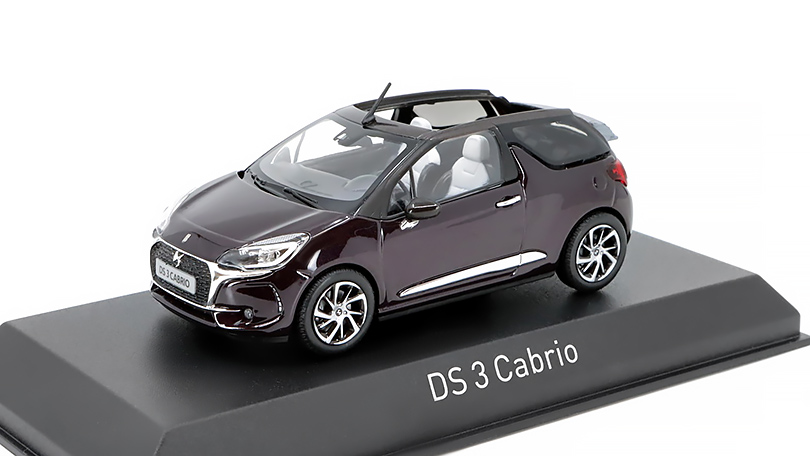 Citroen DS3 Cabrio 2016 fialová 1:43 - NOREV