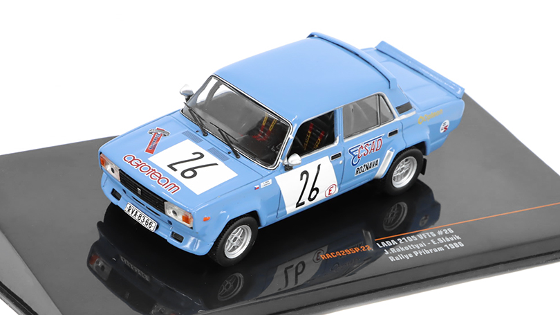 Lada 2105 VFTS #26 Rallye Příbram 1986 ČSAD 1:43 - IXO Models