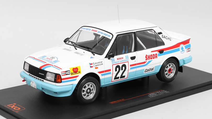 Škoda 130LR #22 Rally Acropolis 1986 1:18 - IXO Models