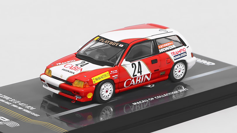 Honda Civic Si E-AT #24 Macau Guia Race 1988 1:64 - INNO Models