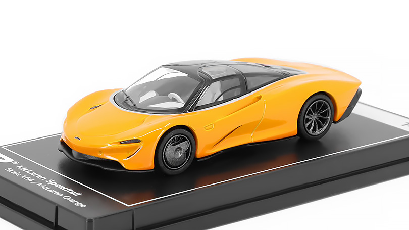 McLaren Speedtail oranžová 1:64 - PosterCars