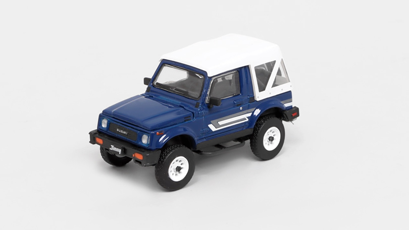 Suzuki Jimny SJ413 modrá 1:64 - BM Creations