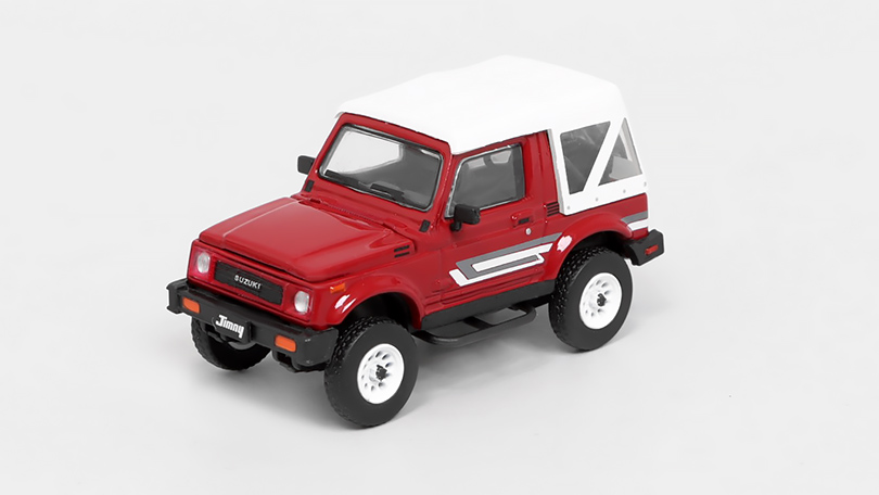 Suzuki Jimny SJ413 červená 1:64 - BM Creations