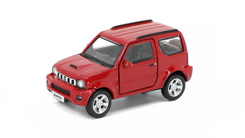 Suzuki Jimny JB43 1988 červená 1:64 - BM Creations