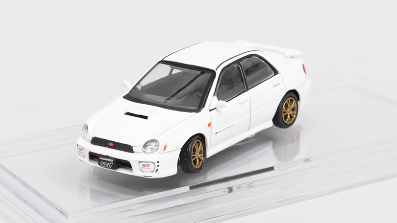 Subaru Impreza WRX STi 2001 bílá 1:64 - BM Creations