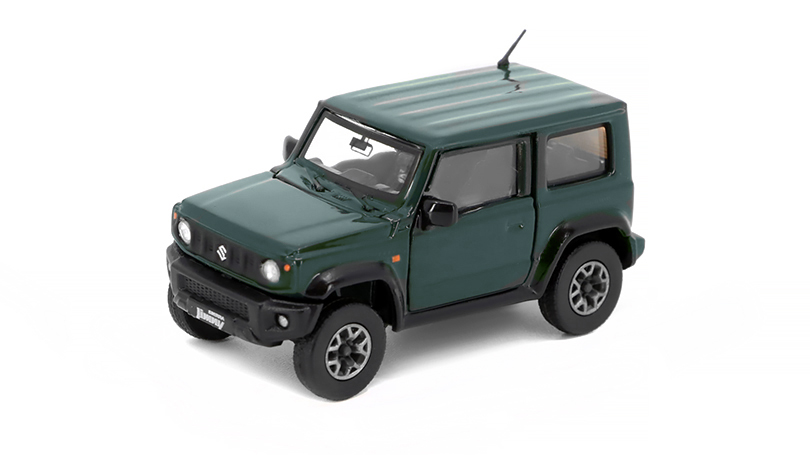 Suzuki Jimny JB74 2018 zelená 1:64 - BM Creations