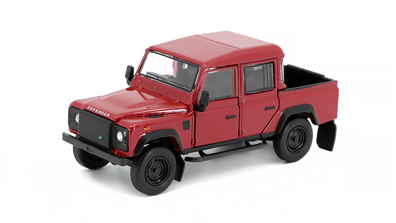 Land Rover Defender 110 Pick-up 2016 červená 1:64 - BM Creations