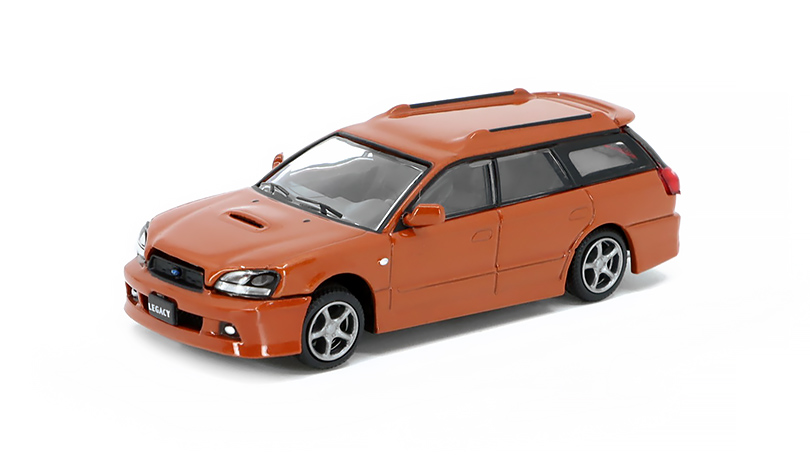 Subaru Legacy Touring Wagon GT-B óranžová 1:64 - BM Creations