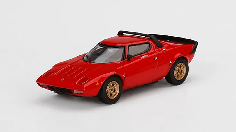 Lancia Stratos HF Stradale červená 1:64 - MiniGT