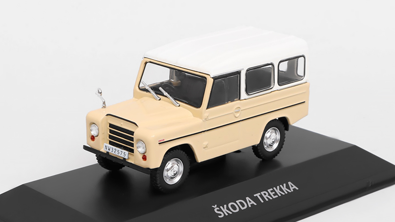 Škoda Trekka 1967 1:43 Kaleidoskop slavných vozů časopis s modelem #77