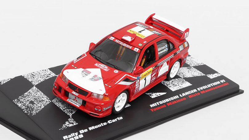 Mitsubishi Lancer Evolution VI #1 1999 1:43 - DeAgostini časopis s modelem #20